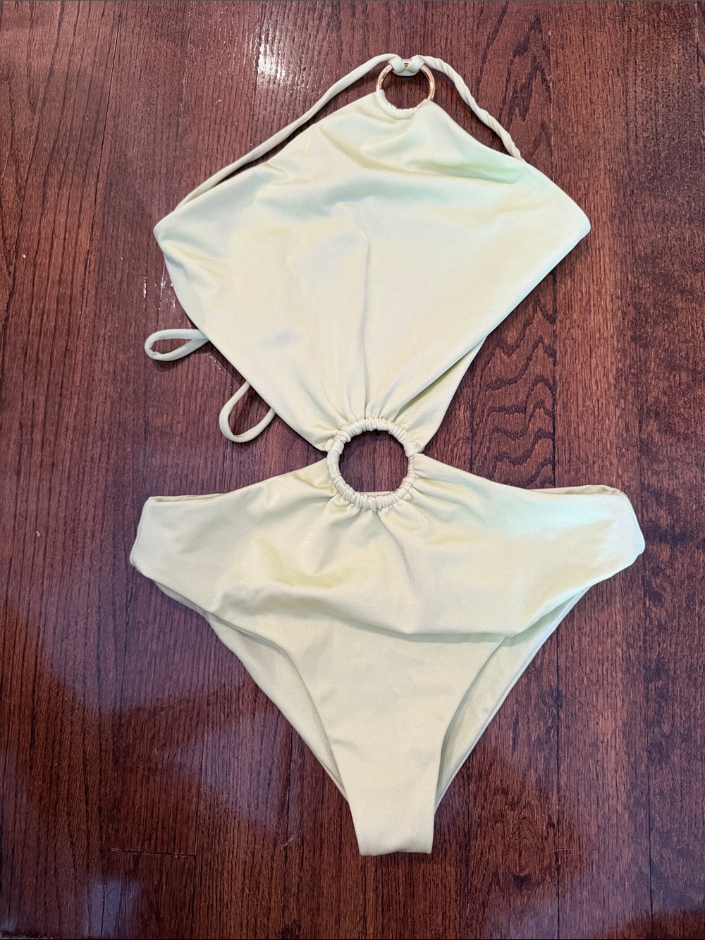 CINCIN Laguna Honeydew One-Piece Swimsuit